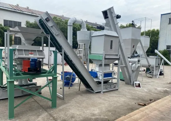 1-2 Ton/H Chicken Cow Cattle Fish Animal Feed Pellet Processing Production Line / Poultry Livestock Cattle Feed Pellet Production Line Small Feed Mill Plant