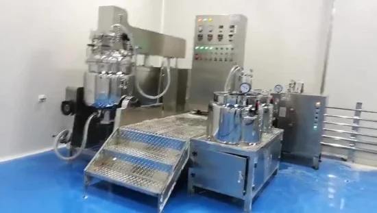 Máquina para hacer crema facial Homogeneizador inferior Equipo de mezcla emulsionante al vacío